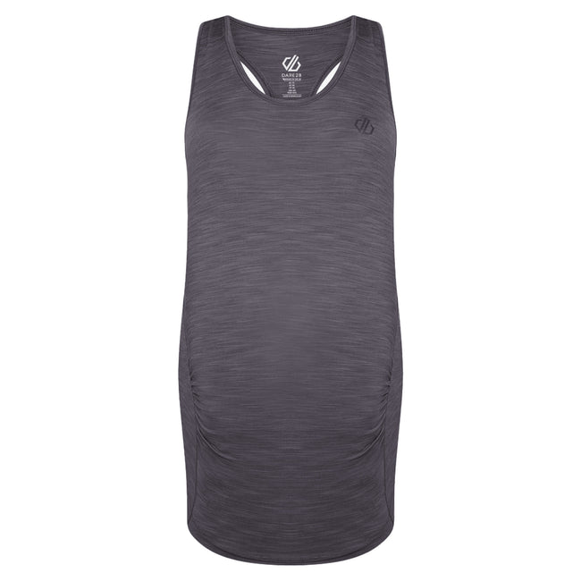 Ebony Grey - Front - Dare 2B Womens-Ladies Modernize Maternity Tank Top