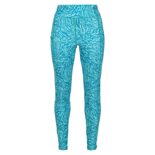 Enamel Blue - Front - Regatta Womens-Ladies Holeen II Animal Print Leggings