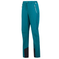 Moroccan Blue - Side - Regatta Womens-Ladies Mountain III Hiking Trousers