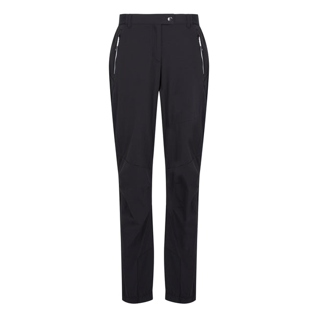 Black - Front - Regatta Womens-Ladies Mountain III Hiking Trousers