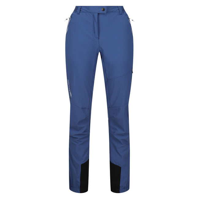 Dusty Denim - Front - Regatta Womens-Ladies Mountain III Hiking Trousers