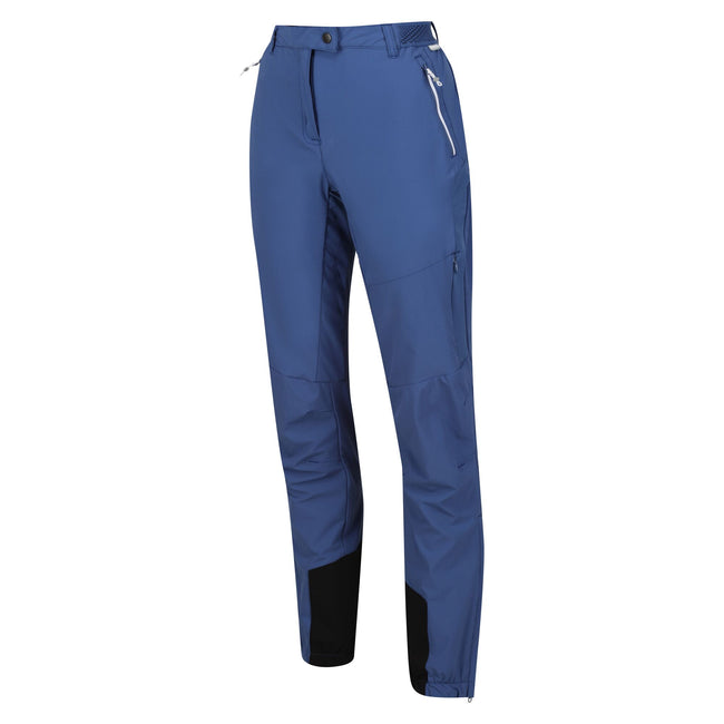 Dusty Denim - Side - Regatta Womens-Ladies Mountain III Hiking Trousers