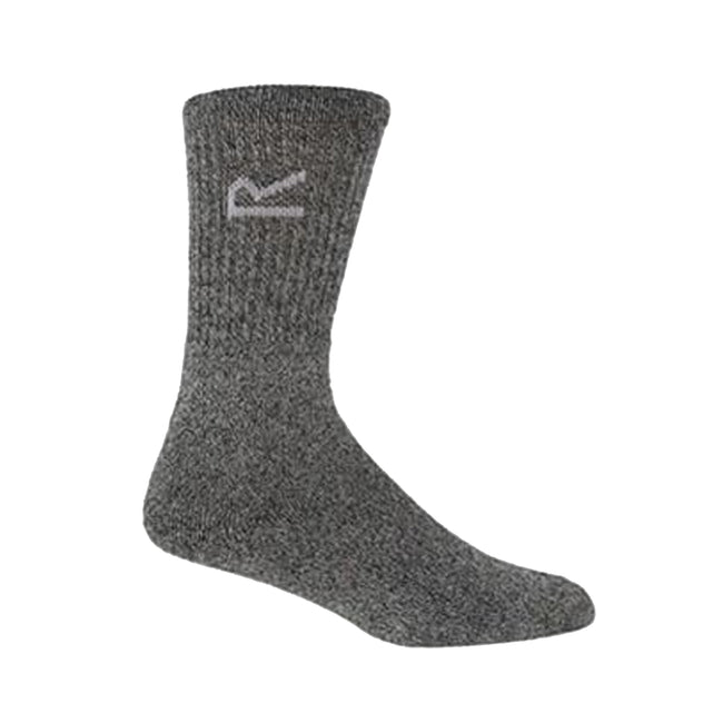 Navy Marl - Back - Regatta Great Outdoors Mens Cotton Rich Casual Socks (Pack Of 3)
