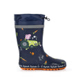Navy-Orange-Green - Lifestyle - Regatta Childrens-Kids Splash Peppa Pig Wellington Boots