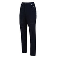 Navy - Side - Regatta Womens-Ladies Mountain Zip-Off Trousers