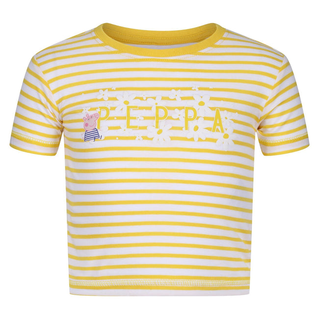 Maize Yellow - Front - Regatta Baby Peppa Pig T-Shirt