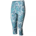 Canton Green - Side - Dare 2B Womens-Ladies Influential Recycled Animal Print 3-4 Leggings