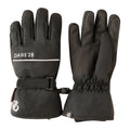 Black - Side - Dare 2B Childrens-Kids Restart Ski Gloves