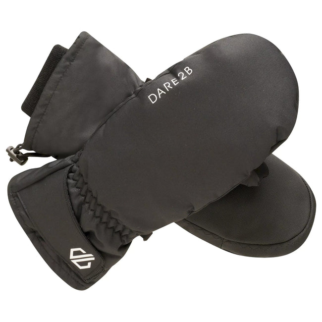 Black - Back - Dare 2B Mens Veracity II Ski Gloves