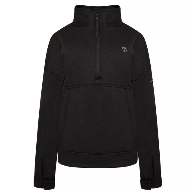 Black - Front - Dare 2B Womens-Ladies Laura Whitmore Recoup II Half Zip Sweatshirt