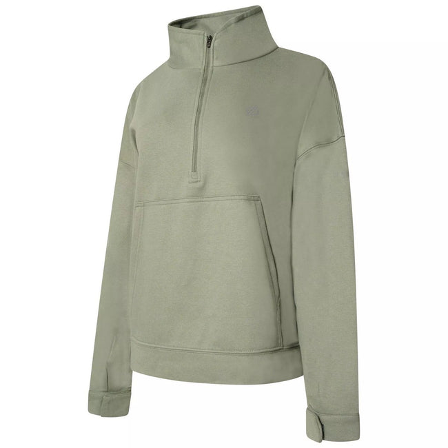 Duck Green - Side - Dare 2B Womens-Ladies Laura Whitmore Recoup II Half Zip Sweatshirt