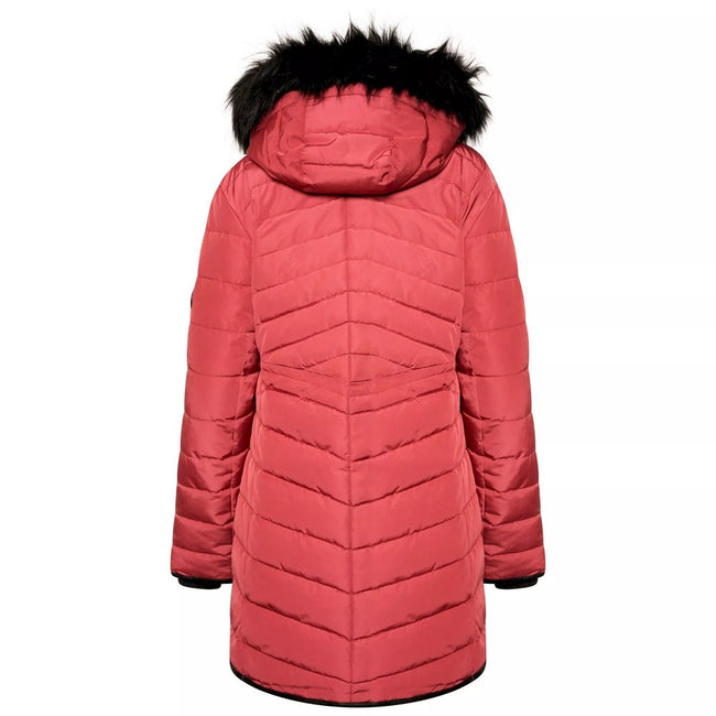 Earth Rose - Back - Dare 2B Womens-Ladies Striking III Long Length Padded Jacket