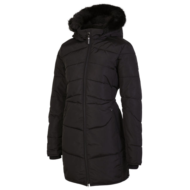 Black-Black - Back - Dare 2B Womens-Ladies Striking III Long Length Padded Jacket
