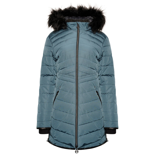 Orion Grey-Orion - Front - Dare 2B Womens-Ladies Striking III Long Length Padded Jacket