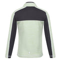 Quiet Green-Seal Grey - Back - Regatta Childrens-Kids Hewley Recycled Half Zip Fleece Top