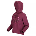 Amaranth Haze - Side - Regatta Childrens-Kids Dream Believe Achieve Extol Stretch Hoodie