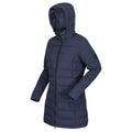 Navy - Side - Regatta Womens-Ladies Starler Padded Jacket