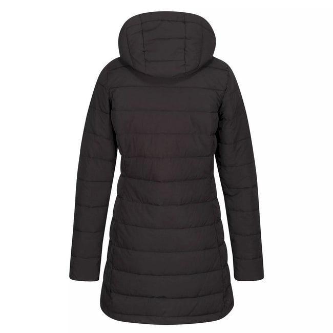 Black - Back - Regatta Womens-Ladies Starler Padded Jacket
