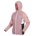 Dusky Rose-White - Side - Regatta Womens-Ladies Andreson VII Hybrid Jacket