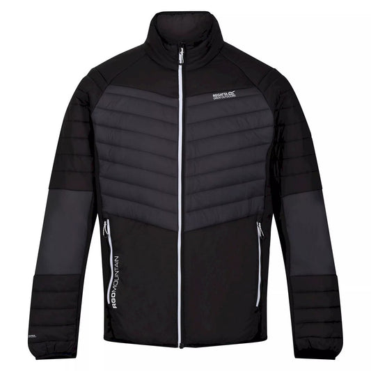 Dark Grey-Black - Front - Regatta Mens Halton VI Soft Shell Jacket
