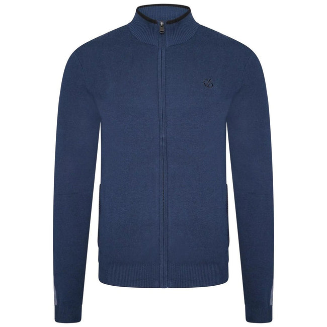 Moonlight Denim - Front - Dare 2B Mens Dutiful II Stripe Full Zip Jacket