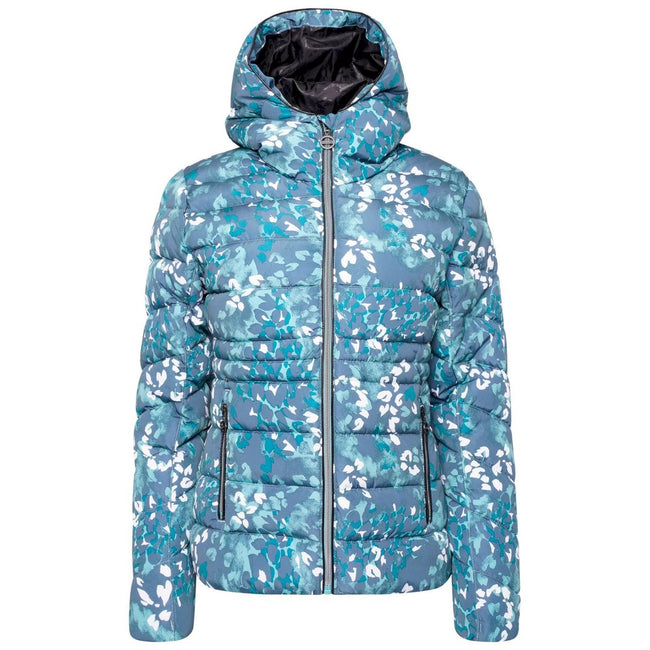 Canton Green - Front - Dare 2B Womens-Ladies Reputable II Animal Print Puffer Jacket