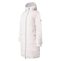 Barley White - Side - Dare 2B Womens-Ladies Reputable II Long Length Padded Jacket