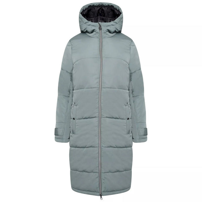Duck Green - Front - Dare 2B Womens-Ladies Reputable II Long Length Padded Jacket