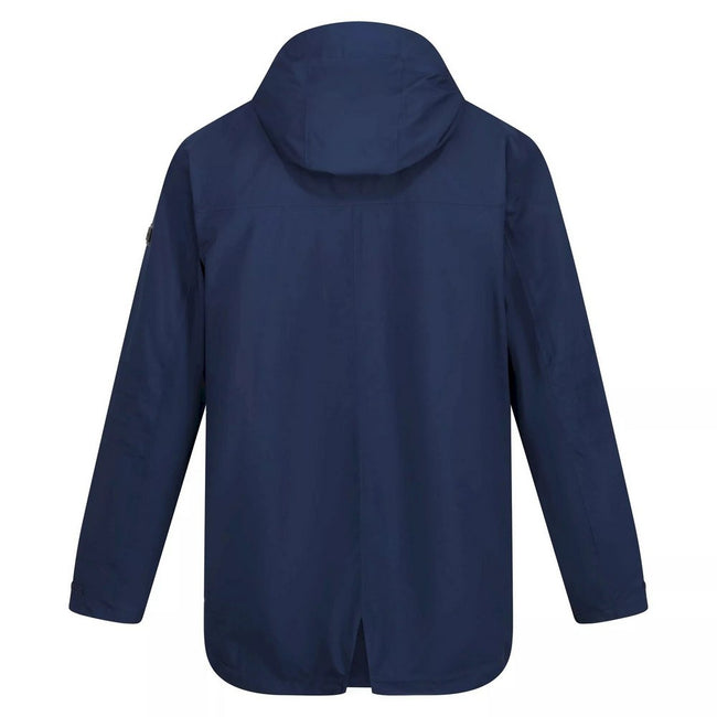 Navy - Back - Regatta Mens Rulford Waterproof Jacket