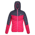 Seal Grey-Berry - Front - Regatta Womens-Ladies Harrock Lightweight Puffer Jacket