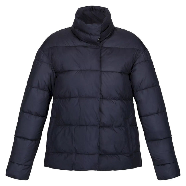 Navy - Front - Regatta Womens-Ladies Raegan Puffer Jacket