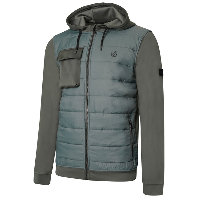 Duck Green - Side - Dare 2B Mens Sharp Hybrid Padded Jacket