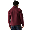 Dark Maroon-Black - Pack Shot - Regatta Mens Garrian II Full Zip Fleece Jacket