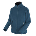 Blue Indigo-Black - Side - Regatta Mens Garrian II Full Zip Fleece Jacket