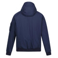 Navy - Back - Regatta Mens Faizan Hooded Waterproof Jacket