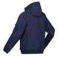 Navy - Side - Regatta Mens Faizan Hooded Waterproof Jacket