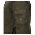 Dark Khaki - Side - Regatta Mens Faizan Hooded Waterproof Jacket
