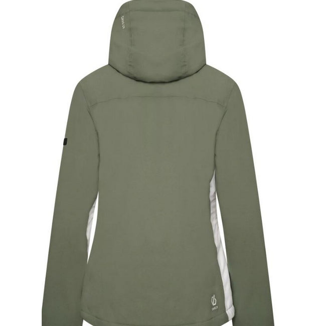 Duck Green-Black - Back - Dare 2B Womens-Ladies Ice Gleam III Ski Jacket