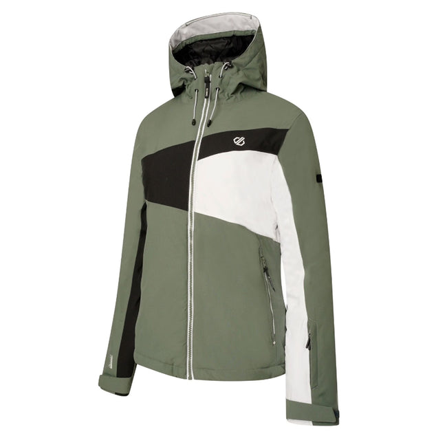 Duck Green-Black - Side - Dare 2B Womens-Ladies Ice Gleam III Ski Jacket
