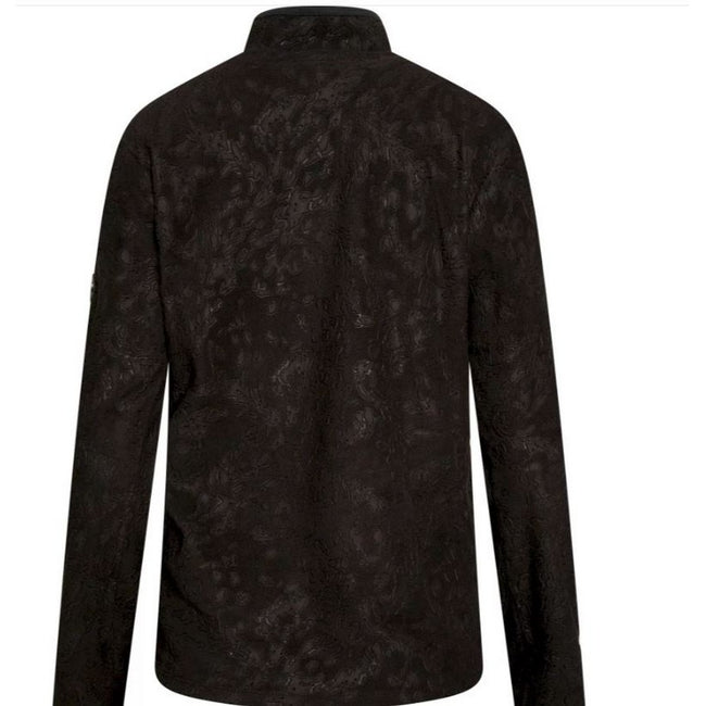 Black - Back - Dare 2B Womens-Ladies Half Zip Long-Sleeved Fleece Top