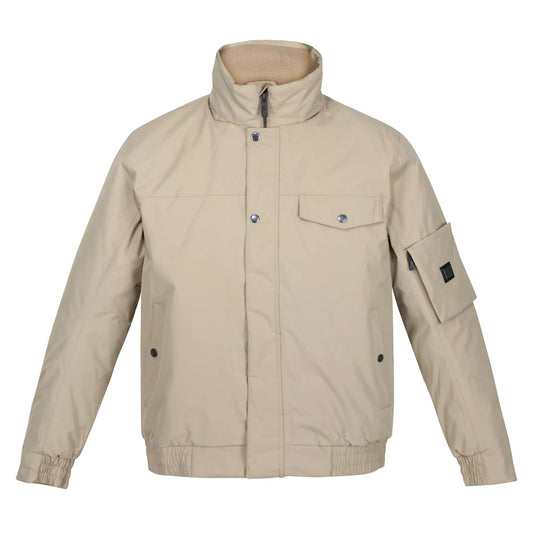 Gold Sand - Front - Regatta Mens Raynor Waterproof Jacket