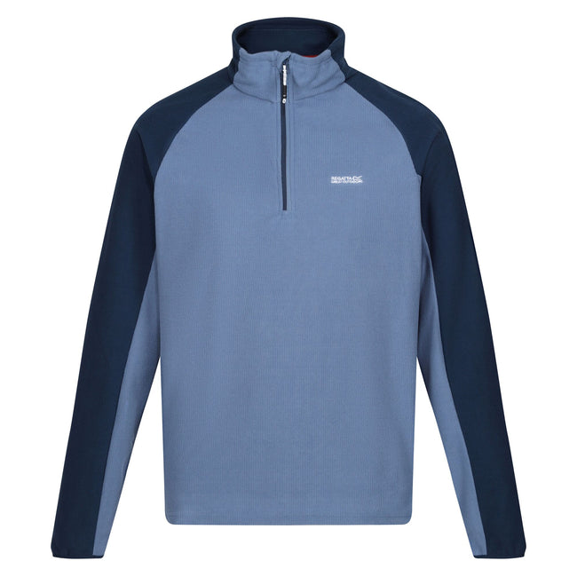 Coronet Blue-Moonlight Denim - Front - Regatta Mens Elson II Lightweight Fleece