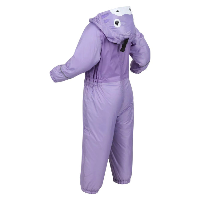 Pansy - Lifestyle - Regatta Childrens-Kids Mudplay III Zebra Waterproof Puddle Suit