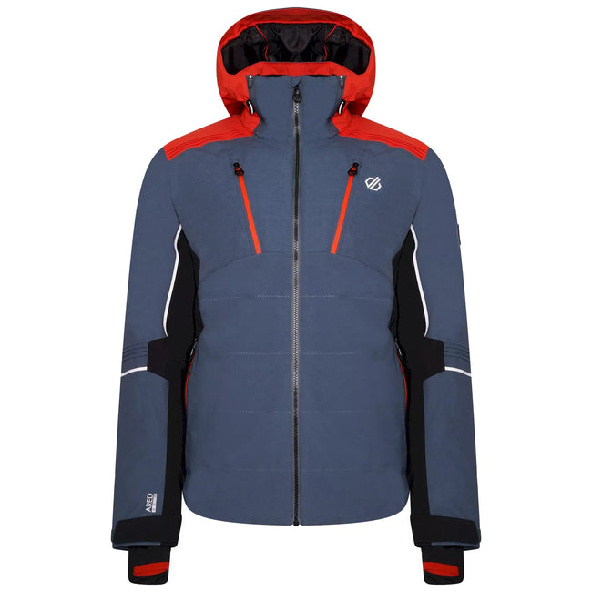 Orion Grey-Infrared - Front - Dare 2B Mens Pivotal II Ski Jacket