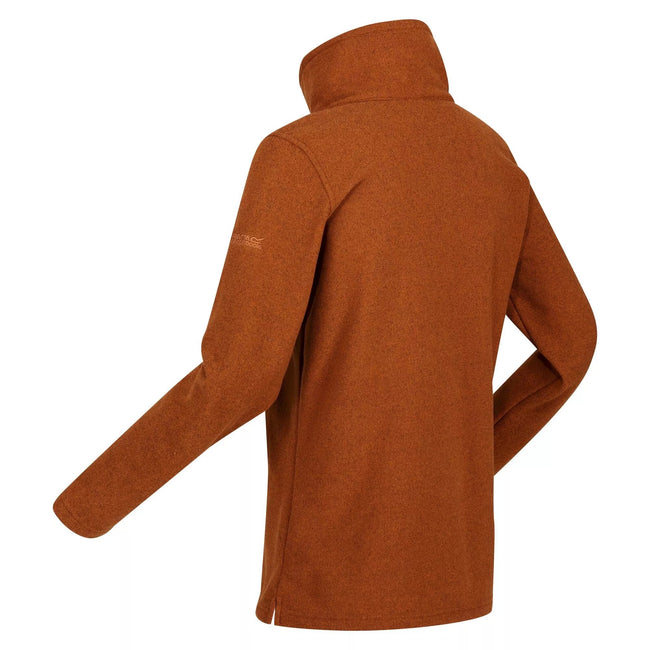 Copper Almond - Lifestyle - Regatta Womens-Ladies Kizmit Two Tone Half Zip Fleece Top