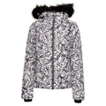 Black-White - Front - Dare 2B Womens-Ladies Glamorize III Leopard Print Padded Ski Jacket
