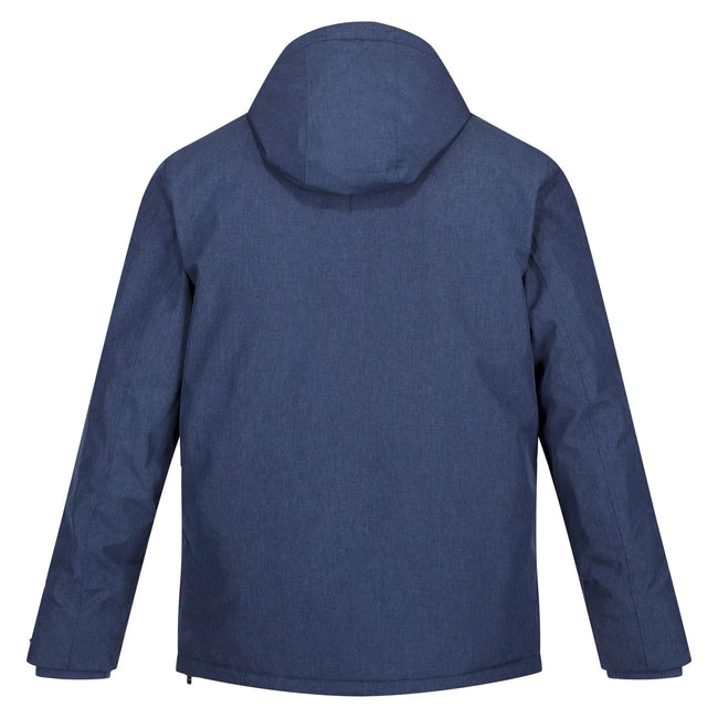 Admiral Blue - Back - Regatta Mens Volter Shield IV Heated Waterproof Jacket