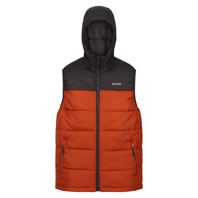 Ash-Burnt Copper - Front - Regatta Mens Nevado Heavyweight Sleeveless Body Warmer
