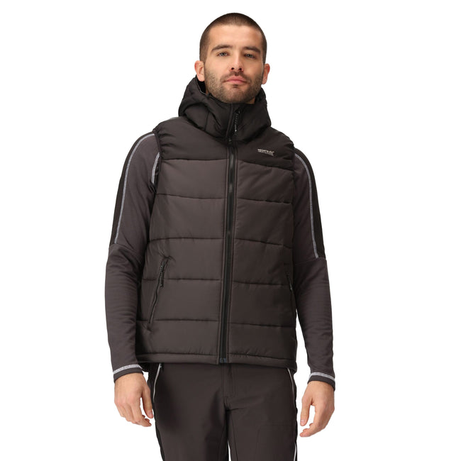 Black-Ash - Side - Regatta Mens Nevado Heavyweight Sleeveless Body Warmer