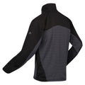 Dark Grey-Black - Side - Regatta Mens Highton III Full Zip Fleece Jacket